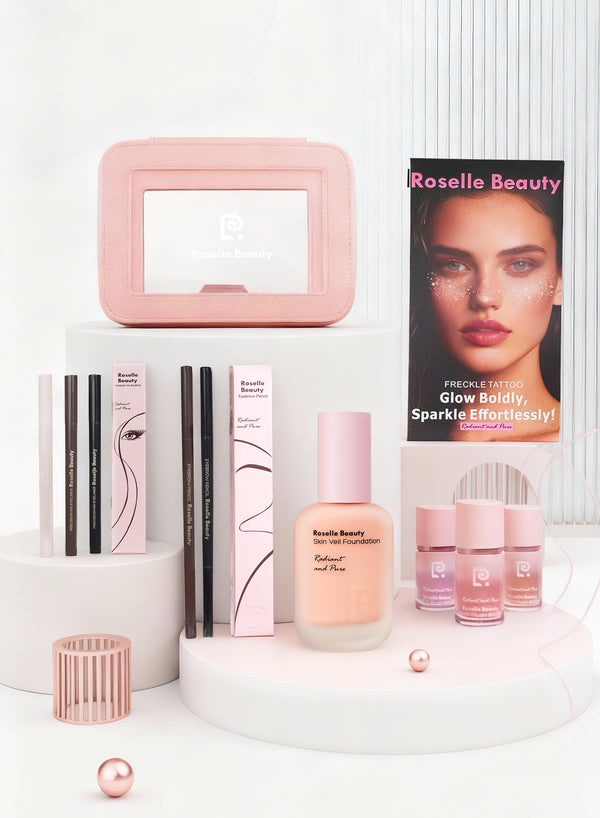 Roselle Beauty Christmas Gift Set – Pink Glow Holiday Edition